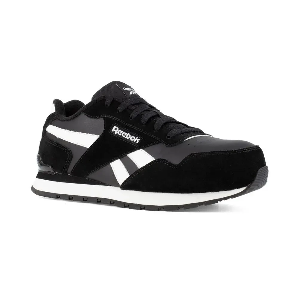 New Reebok Harman Work Sneaker Black White Slip Resistant Men 7